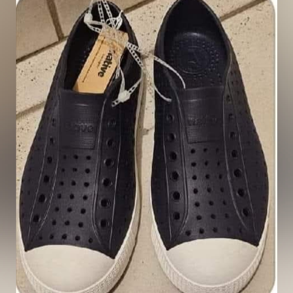 New Native Blue Jefferson Slip-On Shoes